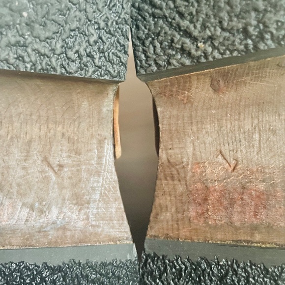 Bosabo Size 7 Brown Leather Wood Sole Clogs - Picture 11 of 16